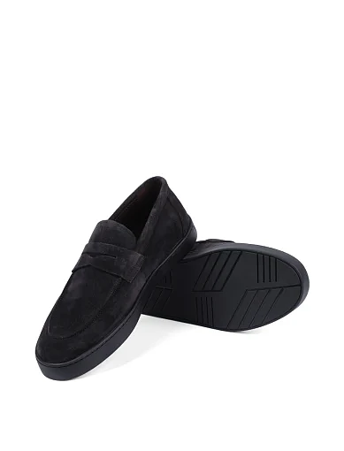 Чоловічі туфлі Miguel Miratez замшеві сірі (588D-120--680) - фото 2 - Miraton