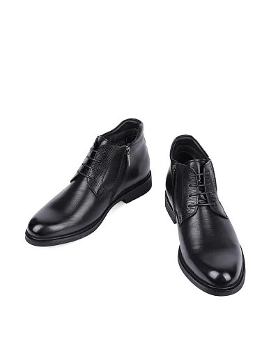 Мужские ботинки Miguel Miratez кожаные черные - фото 2 - Miraton