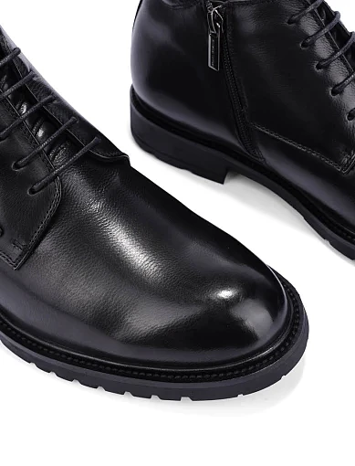 Чоловічі черевики шкіряні чорні (9300DH-116-1M) - фото 5 - Miraton