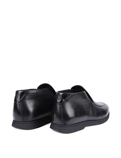 Мужские ботинки Miguel Miratez кожаные черные - фото 4 - Miraton