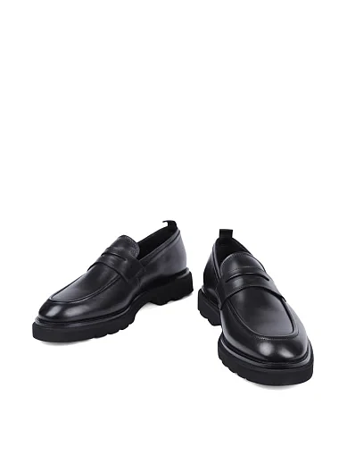 Мужские туфли Miguel Miratez кожаные черные - фото 5 - Miraton