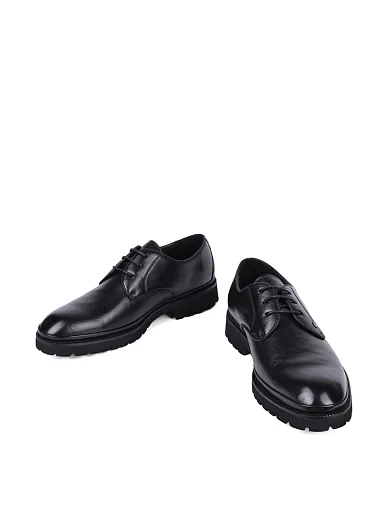 Чоловічі туфлі Miguel Miratez шкіряні чорні (9386D-103-1) - фото 5 - Miraton