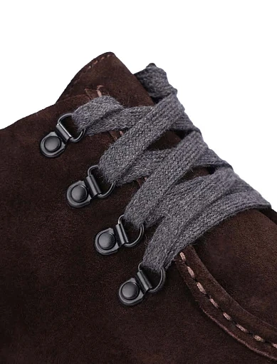 Чоловічі черевики замшеві коричневі (9388ADH-107-662R) - фото 5 - Miraton