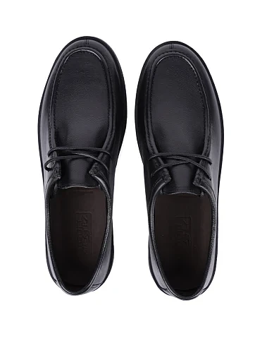 Мужские туфли Miguel Miratez кожаные черные - фото 2 - Miraton