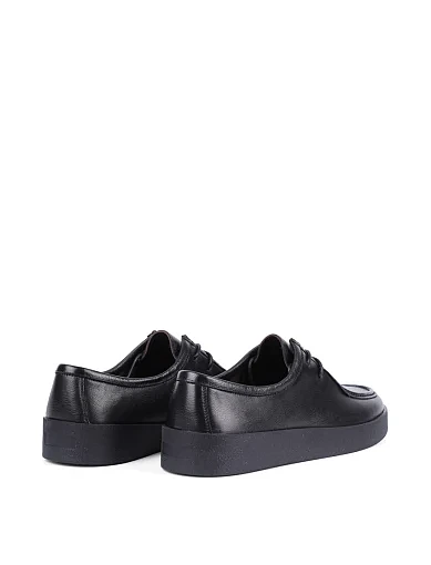 Мужские туфли Miguel Miratez кожаные черные - фото 4 - Miraton