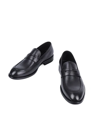 Чоловічі туфлі Miguel Miratez шкіряні чорні (KT1300-101-E256) - фото 5 - Miraton