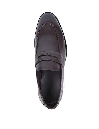 Мужские туфли Miguel Miratez кожаные коричневые - фото 2 - Miraton