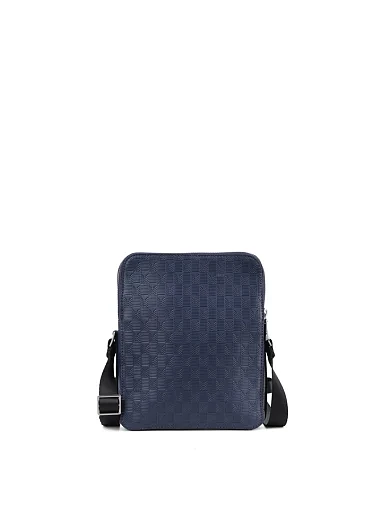 Чоловіча сумка крос-боді Guess з екошкіри сіра (HMTODE P5118) - фото 3 - Miraton