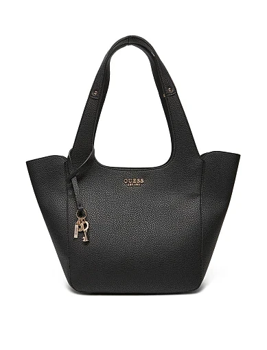 Жіноча сумка з екошкіри чорна - фото 2 - Miraton