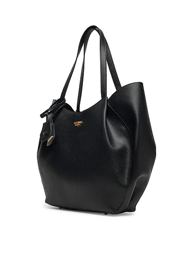 Жіноча сумка з екошкіри чорна - фото 5 - Miraton