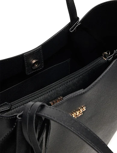 Жіноча сумка з екошкіри чорна - фото 6 - Miraton