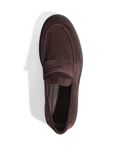 Чоловічі туфлі Miguel Miratez замшеві коричневі (1058-18-С267) - фото 2 - Miraton