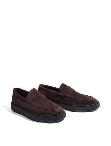 Чоловічі туфлі Miguel Miratez замшеві коричневі (1058-18-С267) - фото 3 - Miraton