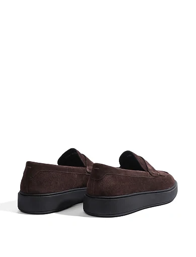 Чоловічі туфлі Miguel Miratez замшеві коричневі (1058-18-С267) - фото 4 - Miraton