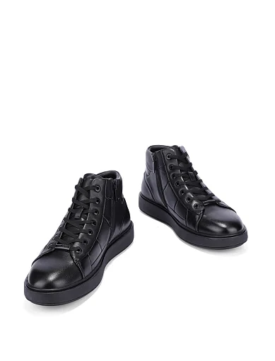 Чоловічі черевики MIRATON шкіряні чорні (1058T-2-B721) - фото 2 - Miraton