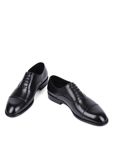 Чоловічі туфлі Miguel Miratez шкіряні чорні (1305A-217-F) - фото 2 - Miraton