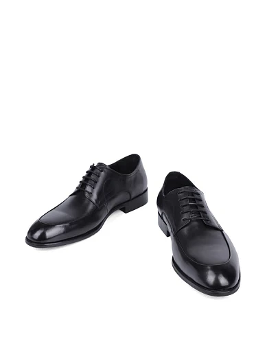 Чоловічі туфлі Miguel Miratez шкіряні чорні (23256A-710-F) - фото 5 - Miraton