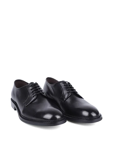 Чоловічі туфлі Miguel Miratez шкіряні чорні (703A-1-F) - фото 3 - Miraton