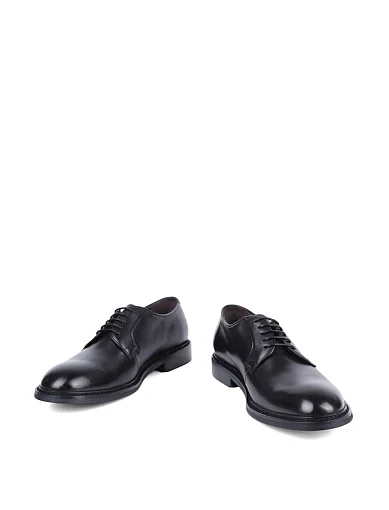 Чоловічі туфлі Miguel Miratez шкіряні чорні (703A-1-F) - фото 5 - Miraton