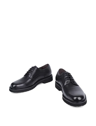 Чоловічі туфлі Miguel Miratez шкіряні чорні (718A-3-T1) - фото 5 - Miraton