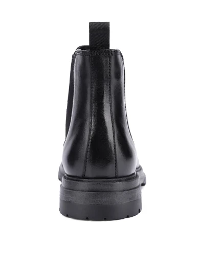 Чоловічі черевики челсі шкіряні чорні (HS2425-2) - фото 5 - Miraton