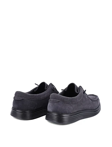 Чоловічі туфлі Miguel Miratez замшеві сірі (A5446B21-2) - фото 4 - Miraton