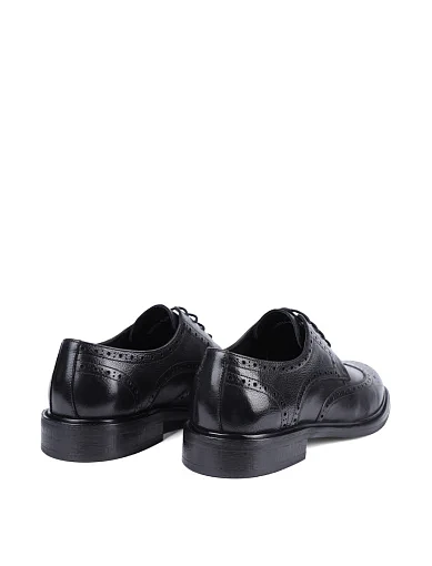 Чоловічі туфлі Miguel Miratez шкіряні чорні (QA491A-A2-P742) - фото 4 - Miraton