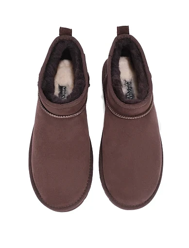 Чоловічі уггі замшеві коричневі (6109) - фото 5 - Miraton