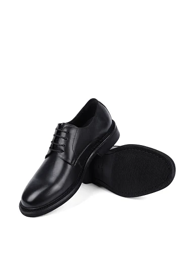 Чоловічі туфлі Miguel Miratez шкіряні чорні (X248-1-NP120) - фото 2 - Miraton