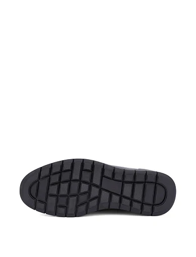 Мужские ботинки кожаные черные - фото 2 - Miraton