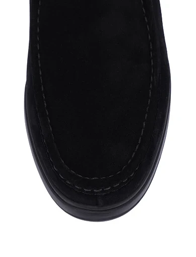 Чоловічі черевики замшеві чорні (290X-5M-328) - фото 5 - Miraton