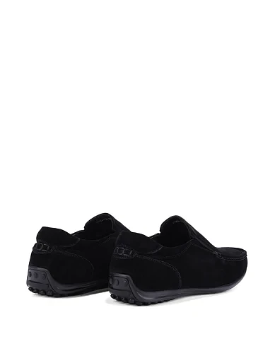 Чоловічі мокасини замшеві чорні (3108A-72-328M) - фото 4 - Miraton