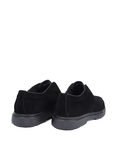 Чоловічі туфлі Miguel Miratez замшеві чорні (630A-79R-328) - фото 4 - Miraton