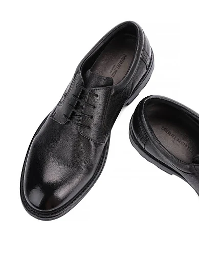 Чоловічі туфлі Miguel Miratez шкіряні чорні (A229-708A-122) - фото 2 - Miraton
