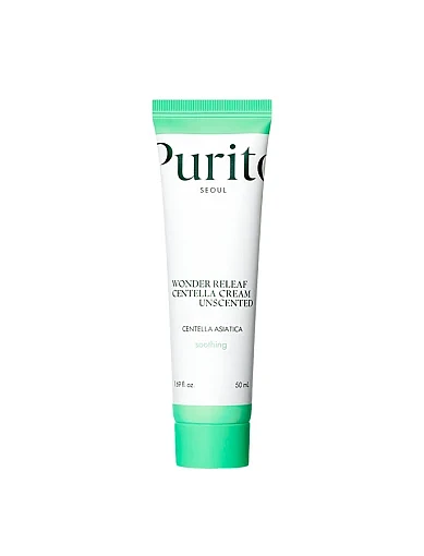 Крем восстанавливающий с центеллой без масел Purito Seoul Wonder Releaf Centella Cream Unscented 50  фото 1