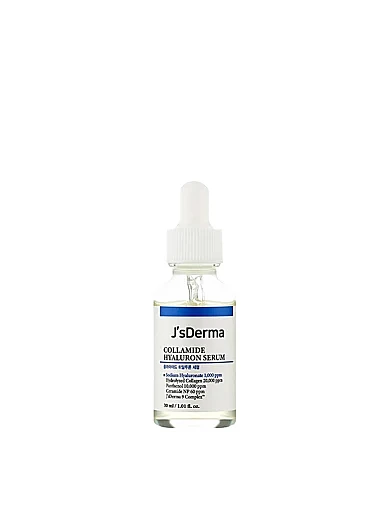 Сыворотка для комплексного увлажнения с керамидами и коллагеном J'sDerma Collamide Hyaluron Serum 30 фото 1