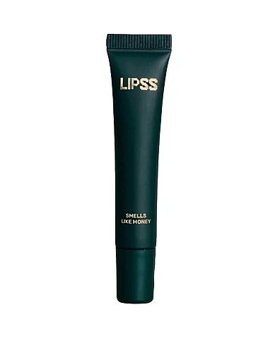 Блеск для губ Lipss Smells like money шоколадный с золотистыми блестками фото 1