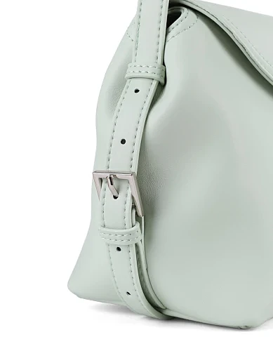 Жіноча сумка MIRATON шкіряна зелена - фото 4 - Miraton