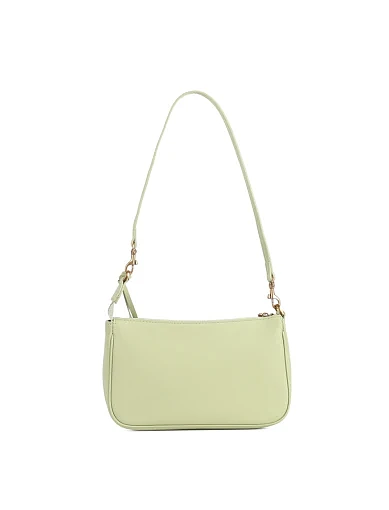 Женская сумка через плечо MIRATON кожаная зеленая - фото 3 - Miraton