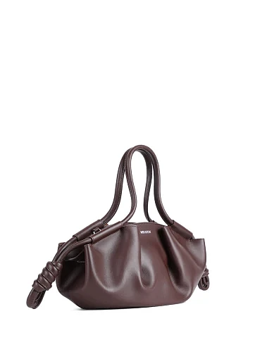 Жіноча сумка тоут MIRATON шкіряна коричнева - фото 2 - Miraton