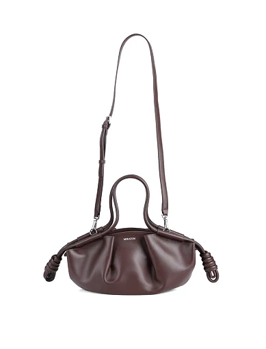 Жіноча сумка тоут MIRATON шкіряна коричнева - фото 6 - Miraton