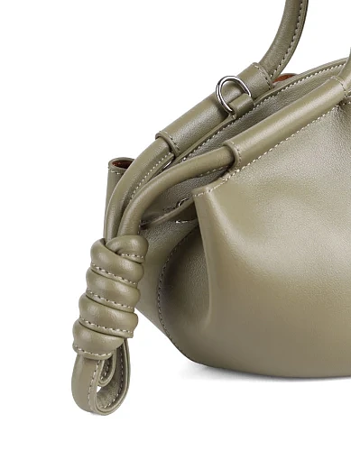 Жіноча сумка тоут MIRATON шкіряна зелена - фото 5 - Miraton