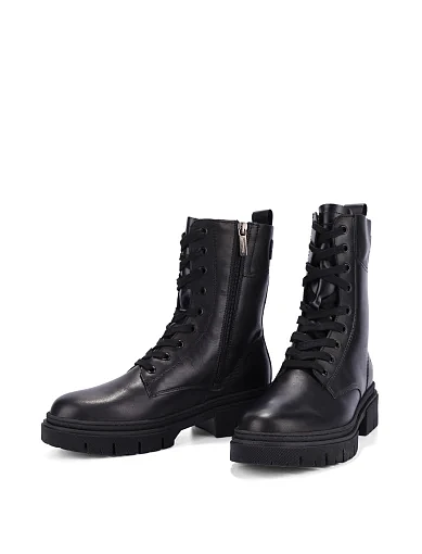 Жіночі черевики Tamaris шкіряні чорні - фото 2 - Miraton