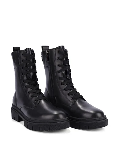 Жіночі черевики Tamaris шкіряні чорні - фото 3 - Miraton