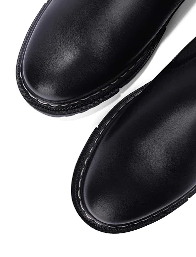 Жіночі черевики челсі Tamaris шкіряні чорні - фото 5 - Miraton