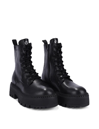 Жіночі черевики Tamaris шкіряні чорні - фото 3 - Miraton