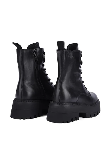 Жіночі черевики Tamaris шкіряні чорні - фото 4 - Miraton