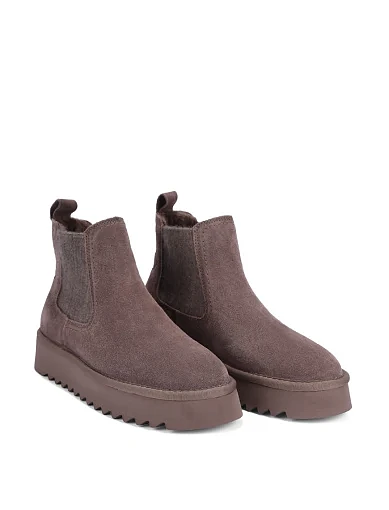 Жіночі черевики челсі Tamaris сірі - фото 3 - Miraton