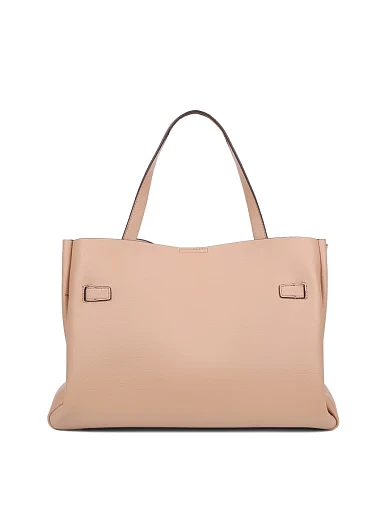 Жіноча сумка тоут з екошкіри бежева - фото 3 - Miraton