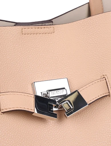Жіноча сумка тоут з екошкіри бежева - фото 4 - Miraton